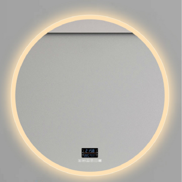 Pasqyrë rrethore me LED anësore 80 cm