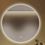 Pasqyrë rrethore me LED mbrapa, body sensor & funksion antifog – në përmasa 60 / 80 / 100