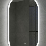 Pasqyrë Rrethore me LED – 60x100 cm