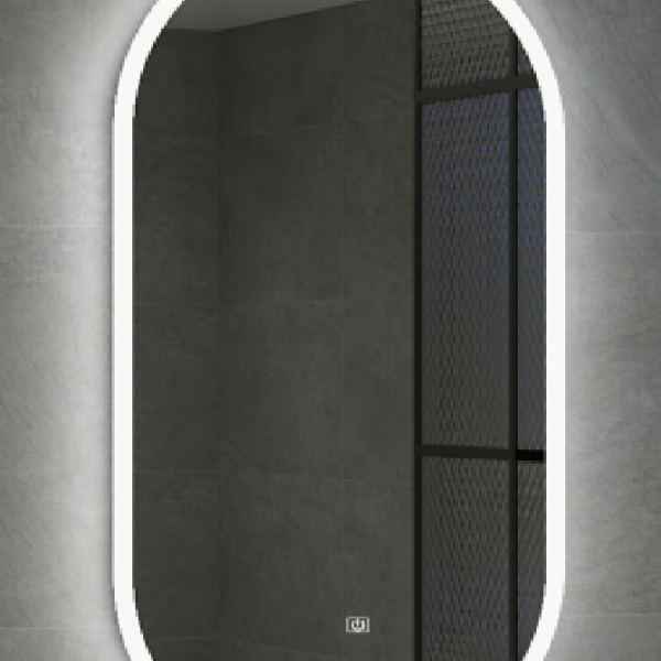 Pasqyrë Rrethore me LED – 60x100 cm